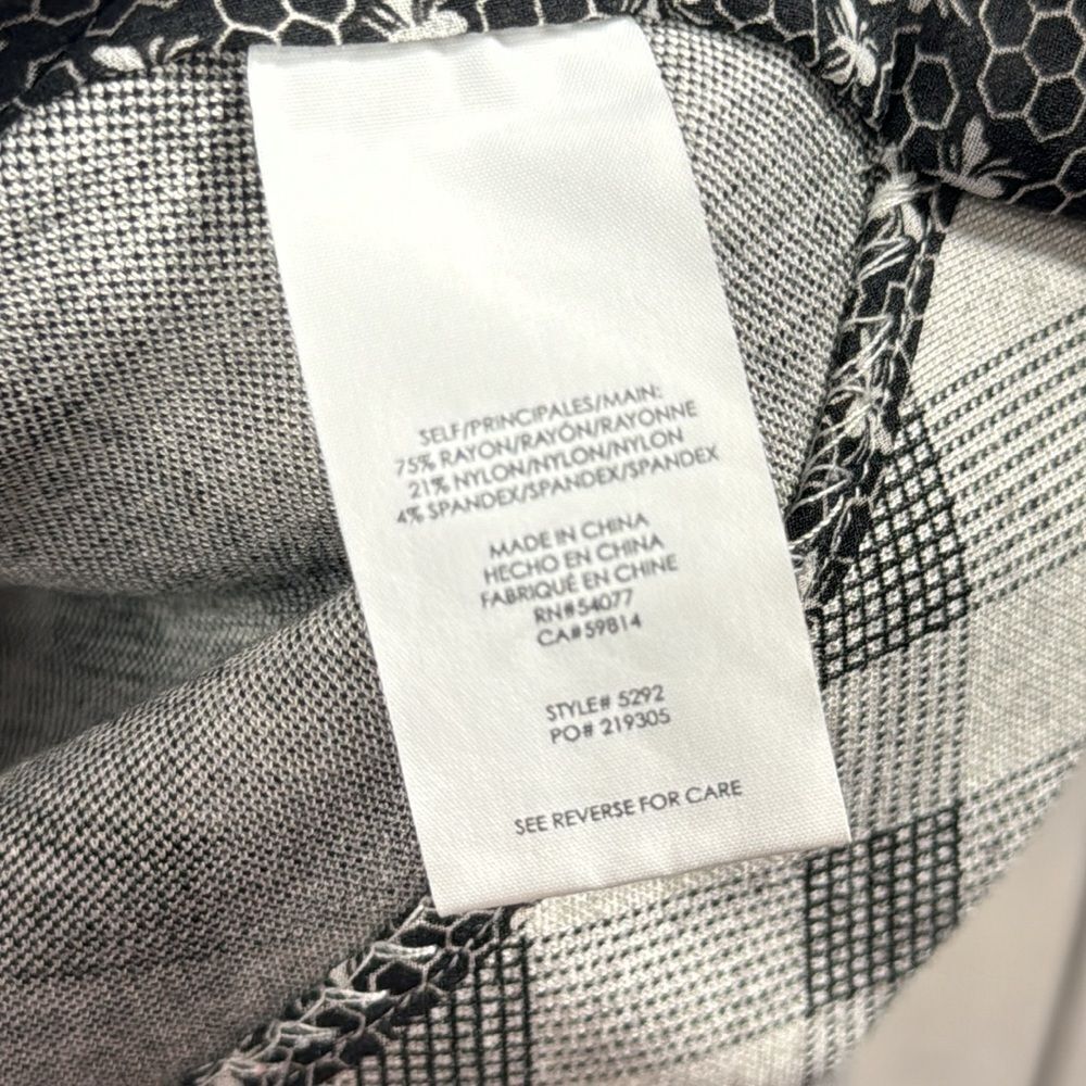 Cabi Gray Gingham Check Blazer Preppy Tailored Business Casual Jacket Workwear - Picture 11 of 16